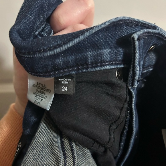 VERONICA BEARD Womens Jeans Carly “11 Kick Flare In Midnight Stretch Size 24 - Picture 6 of 8